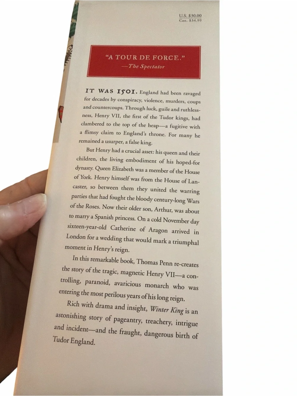 Winter King: Henry VII and the Dawn of Tudor England by historian Thomas Penn
